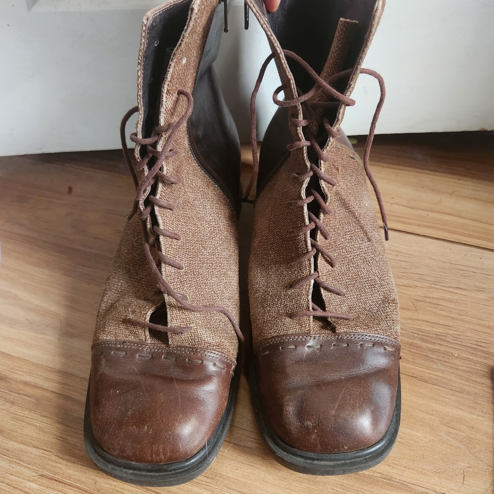 Naot Women's Brown Heeled Boots - Picture 2 of 4